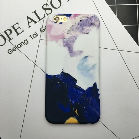 Phone Case With Marble-Finish