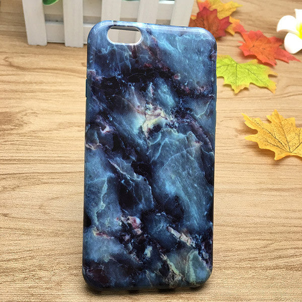 Phone Case With Marble-Finish