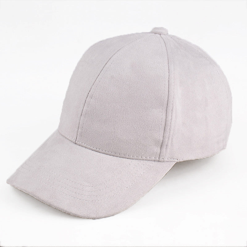 Plain Suede Cap