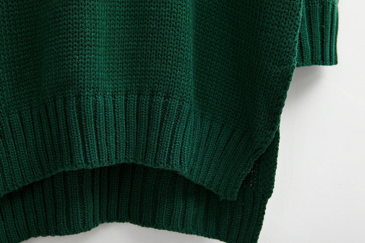 Long Snug-Fit Turtleneck Sweater