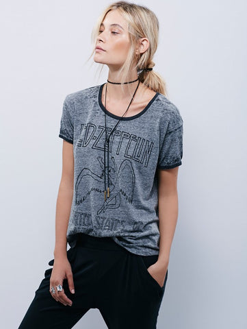 Leather-Ribbon Choker