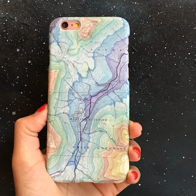 Phone Case With Marble-Finish
