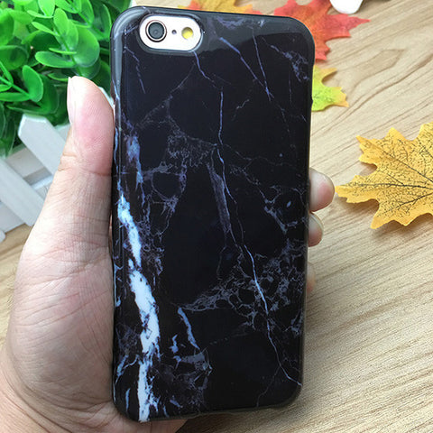 Phone Case With Marble-Finish