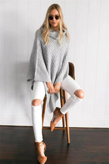 Loose Knitted Turtleneck