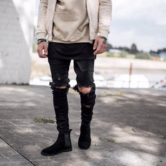 Ripped Kneecap Jeans