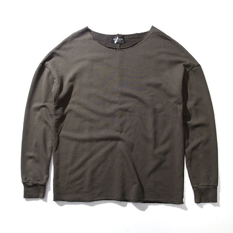 Retro Loose-Fit Long Sweater