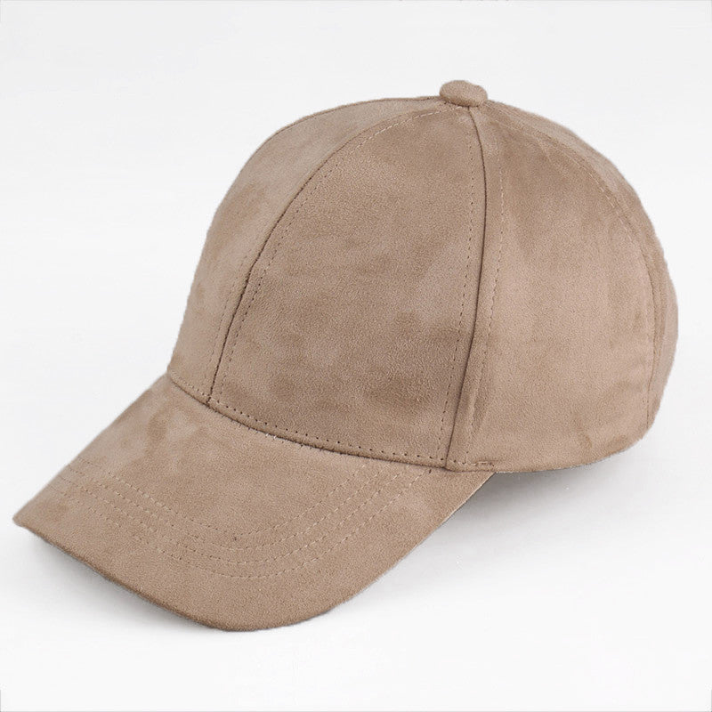 Plain Suede Cap