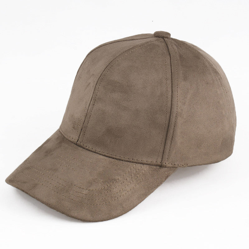 Plain Suede Cap