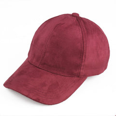 Plain Suede Cap