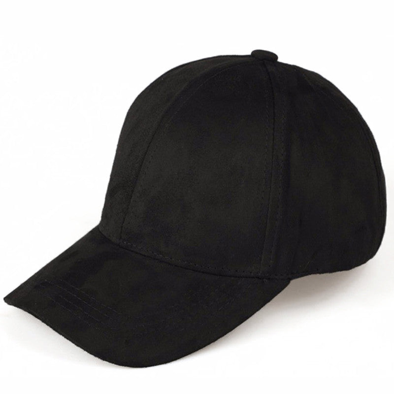Plain Suede Cap