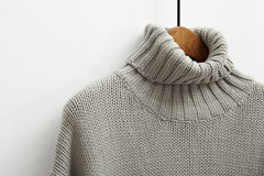 Long Snug-Fit Turtleneck Sweater