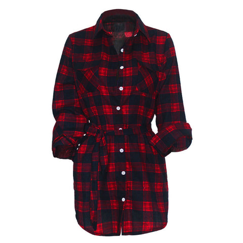 Red and Black Long Shirt