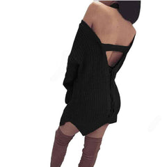 Off-Shoulder Knitted Top