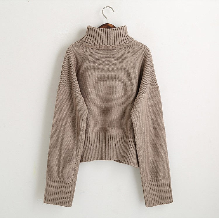 NEW Thick Turtleneck Sweater Verify Khaki