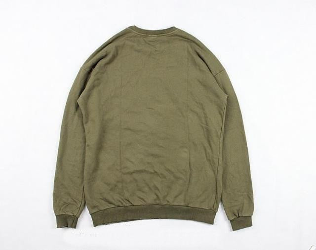 Military Crew Neck Sweater