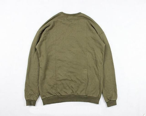 Military Crew Neck Sweater