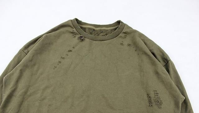 Military Crew Neck Sweater
