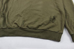 Military Crew Neck Sweater