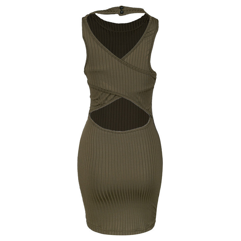 Train Wrapped Dress