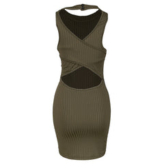 Train Wrapped Dress