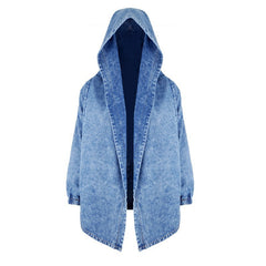 Butterfly Collar Denim Coat