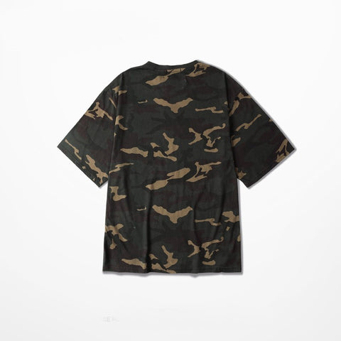 Relaxed Camo Crew Neck T-Shirt