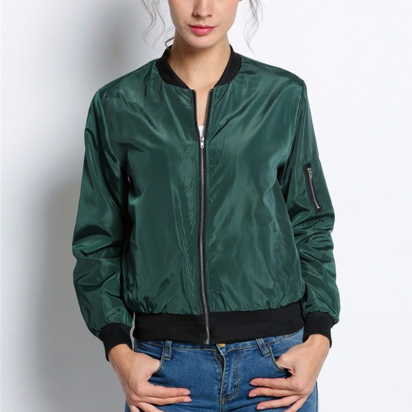 Relaxed Bomber Jacket