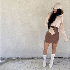 NEW Cropped Hoodie Validate Color