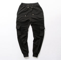 Ribbed Biker Pants